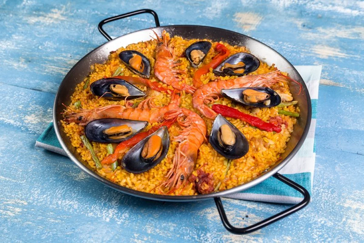 Category photograph illustrating Waitrose No.1 Paella; not the exact retail product